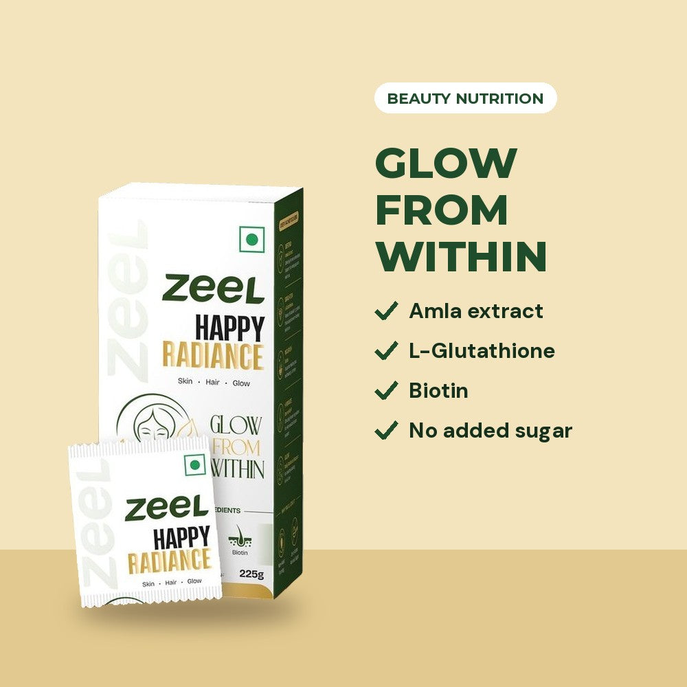 Zeel Happy Radiance Beauty Drink – Aam Panna (30 Sachets)